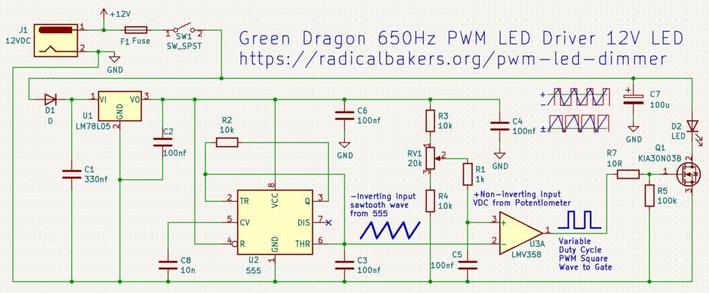 PWM LED Driver Schematic